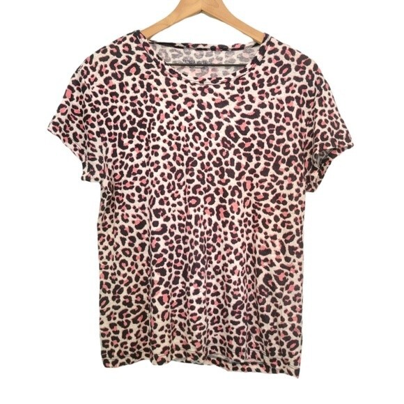 Zadig & Voltaire Walk Leopard Print Linen Top Size Medium - Picture 1 of 6